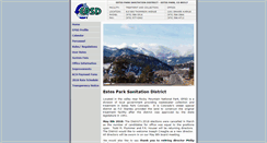 Desktop Screenshot of estesparksanitation.org