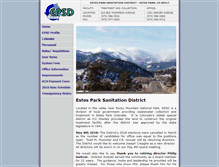 Tablet Screenshot of estesparksanitation.org